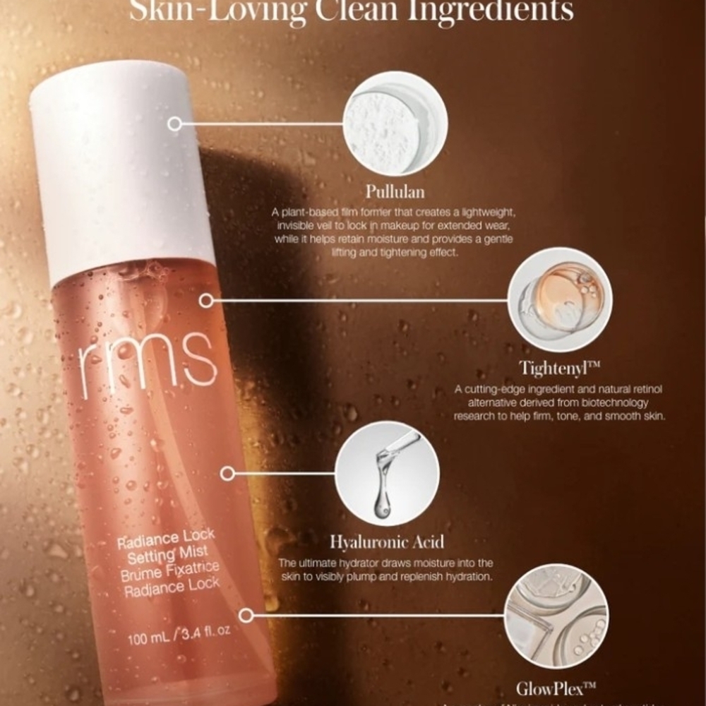 Price Is Final- RMS Beauty Radiance Lock Setting Mist 100 ml - Picture 8 of 8